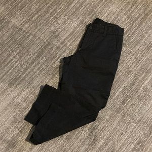 GAP Mid-Rise Black Wide Leg Pants 100% Cotton